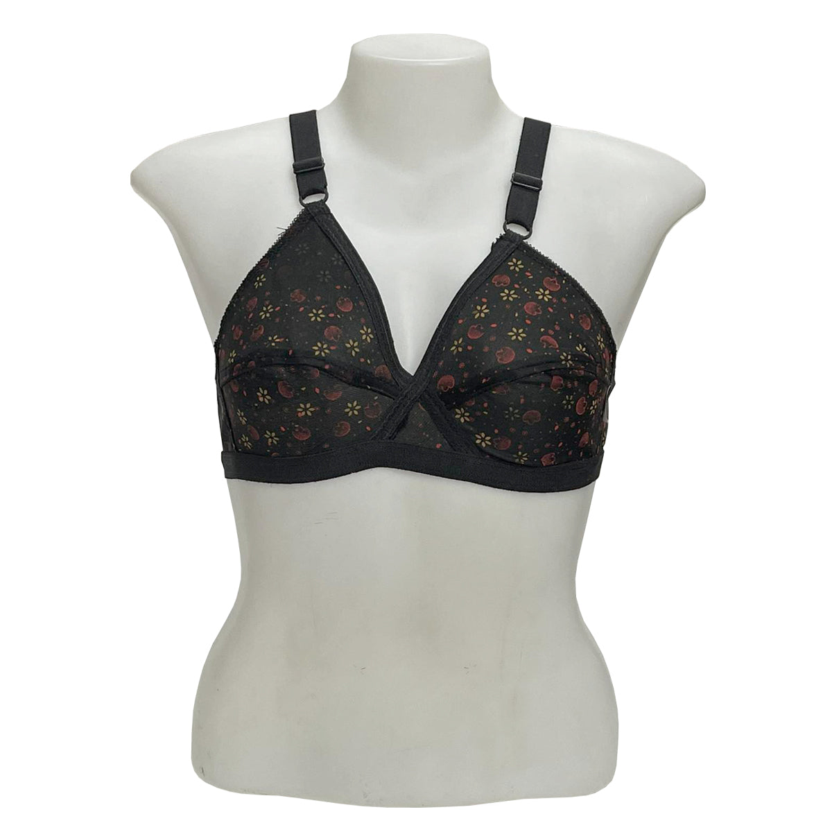 Soft Cotton Hosiery Fabric Imported Style Printed Bra