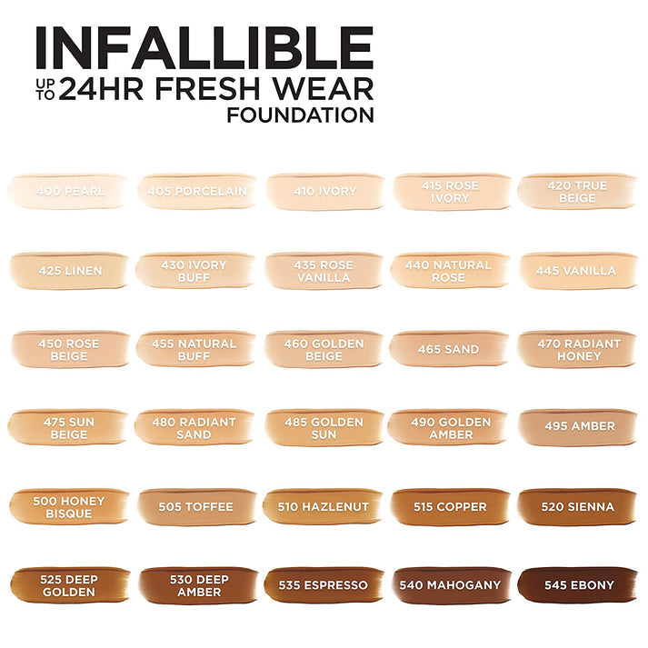 L'Oreal Paris Makeup Infallible Up to 24 Hour Fresh Wear Foundation