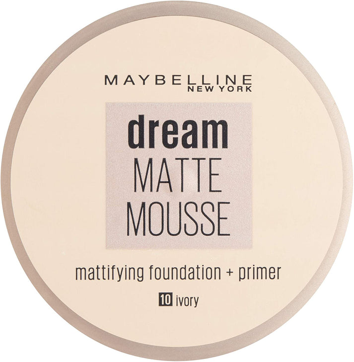 New York Dream Matte Mousse Foundation, Natural Beige, 0.5 Fl Oz (Pack of 1)